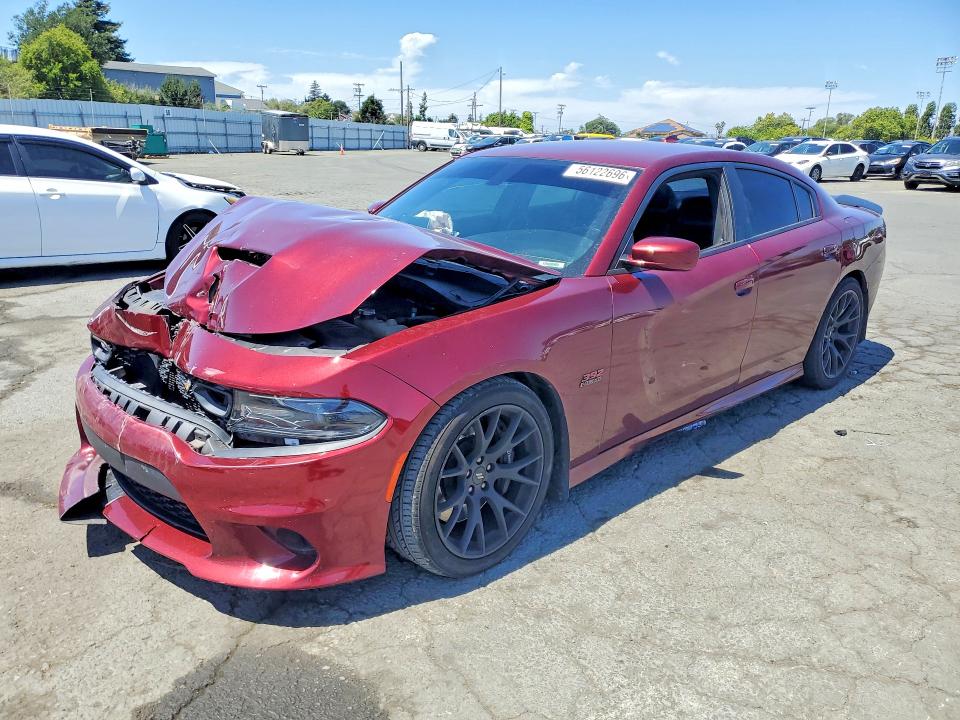 56122696 :رقم المزاد ، 2C3CDXGJ0KH668103 vin ، 2019 Dodge Charger مزاد بيع