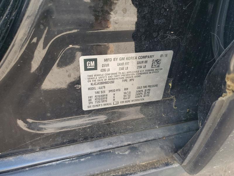 Продаж на аукціоні авто 2017 Buick Encore, vin: KL4CJASB0HB024260, номер лоту: 56464836