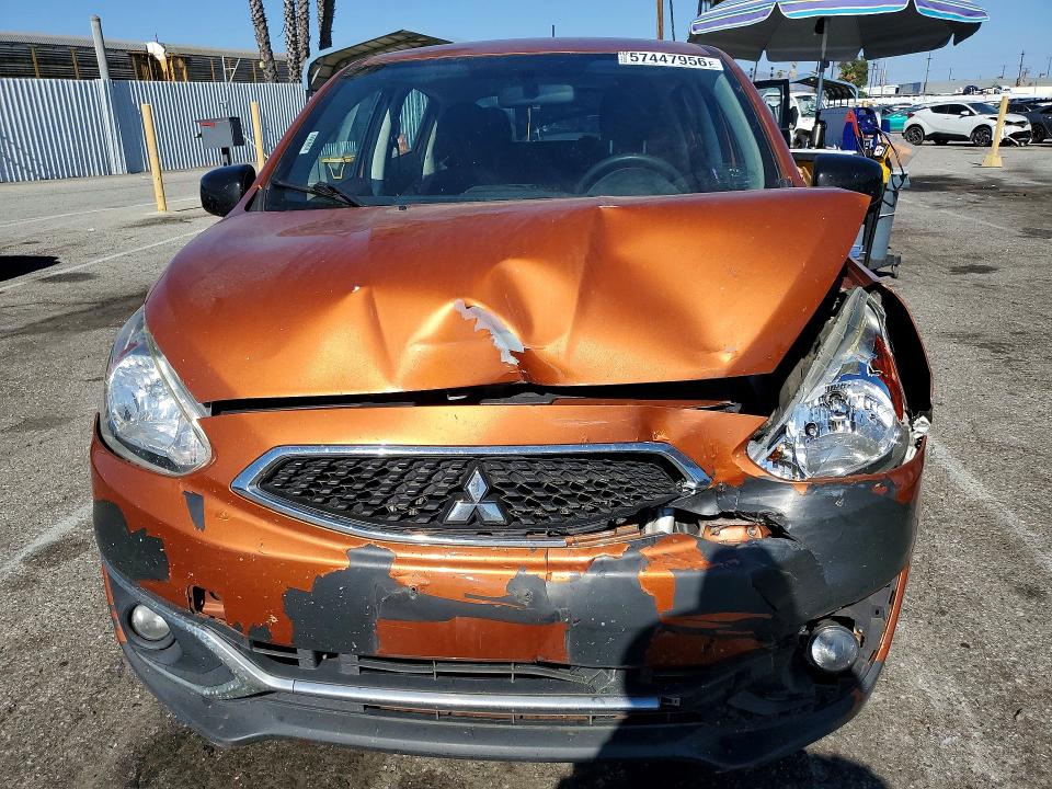 Auction sale of the 2019 Mitsubishi Mirage, vin: ML32A5HJ9KH015264, lot number: 57447956