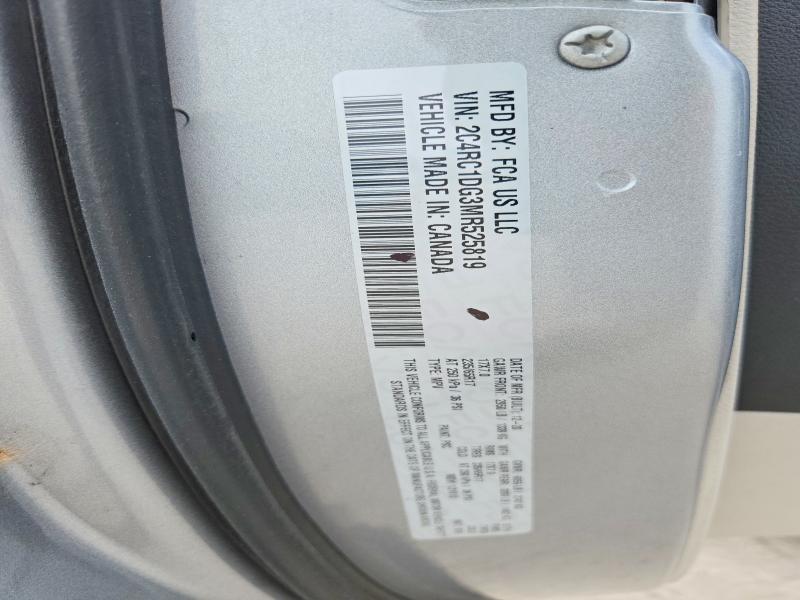 Продаж на аукціоні авто 2021 Chrysler Voyager, vin: 2C4RC1DG3MR525819, номер лоту: 54671756
