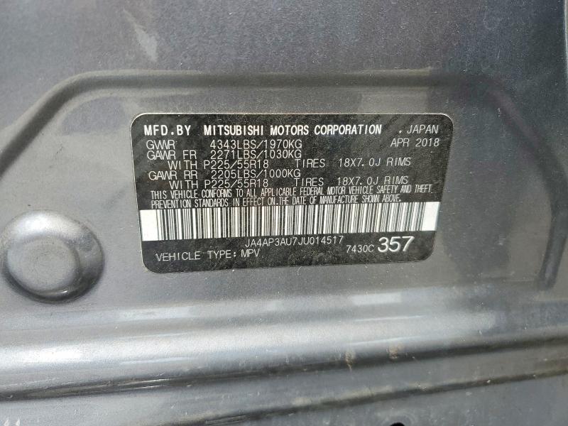 Продаж на аукціоні авто 2018 Mitsubishi Outlander Sport, vin: JA4AP3AU7JU014517, номер лоту: 55574816