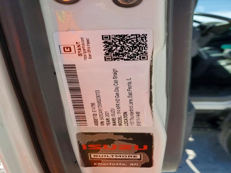 Продаж на аукціоні авто 2021 Isuzu Npr Hd, vin: 54DC4W1D5MS206703, номер лоту: 57901516