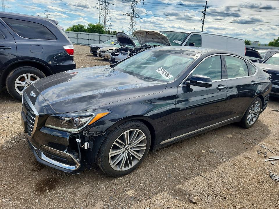 Продажа на аукционе авто 2018 Genesis G80, vin: KMHGN4JE3JU249965, номер лота: 57162436