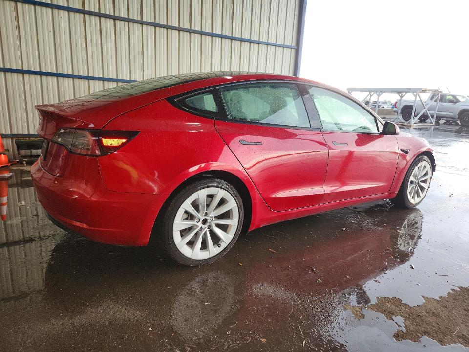 56638466 :رقم المزاد ، 5YJ3E1EAXNF371567 vin ، 2022 Tesla Model 3 مزاد بيع
