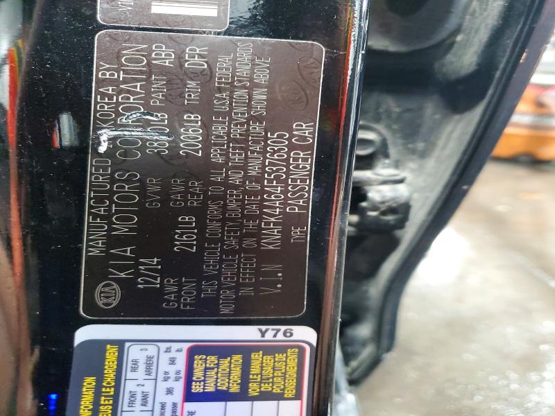 2015 Kia Forte მანქანა იყიდება აუქციონზე, vin: KNAFK4A64F5376305, აუქციონის ნომერი: 55969396