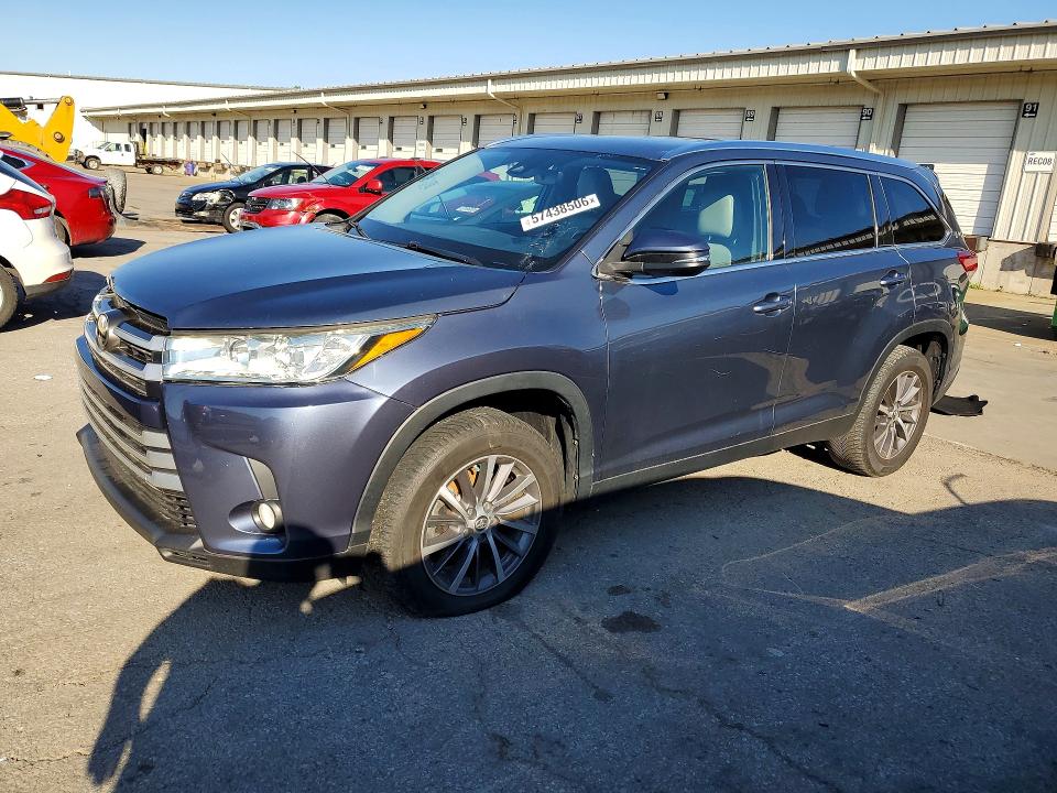 Продажа на аукционе авто 2019 Toyota Highlander, vin: 5TDKZRFH9KS297768, номер лота: 57438506