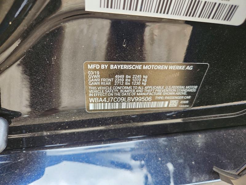 Aukcja sprzedaży 2020 Bmw 440xi, vin: WBA4J7C09LBV99506, numer aukcji: 58890476
