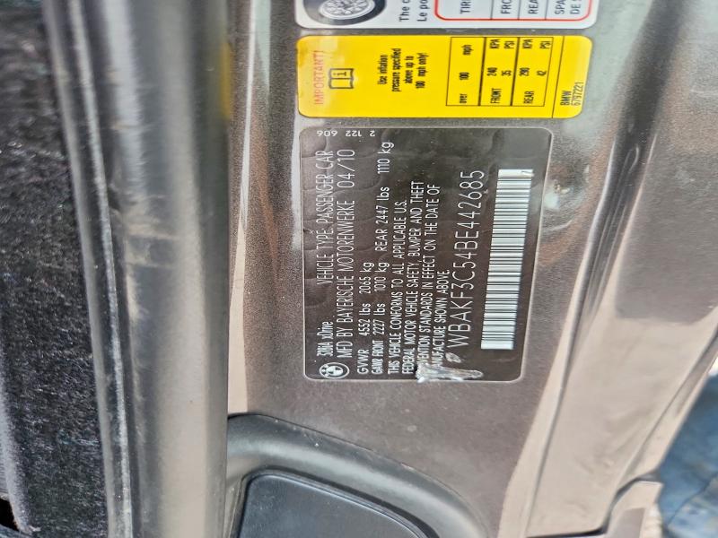 Продаж на аукціоні авто 2011 Bmw 328, vin: WBAKF3C54BE442685, номер лоту: 58696586