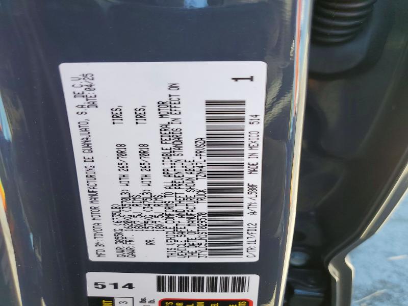 59078266 :رقم المزاد ، 3TYLC5LN1ST029570 vin ، 2025 Toyota Tacoma مزاد بيع