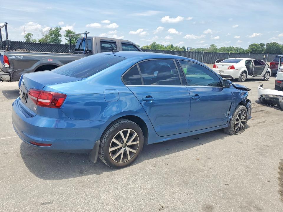 2017 Volkswagen Jetta მანქანა იყიდება აუქციონზე, vin: 3VWDB7AJ3HM410910, აუქციონის ნომერი: 55908026