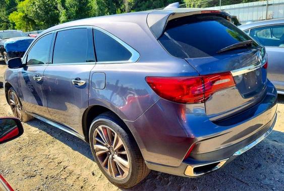 2017 Acura Mdx მანქანა იყიდება აუქციონზე, vin: 5J8YD4H53HL002593, აუქციონის ნომერი: 58588476