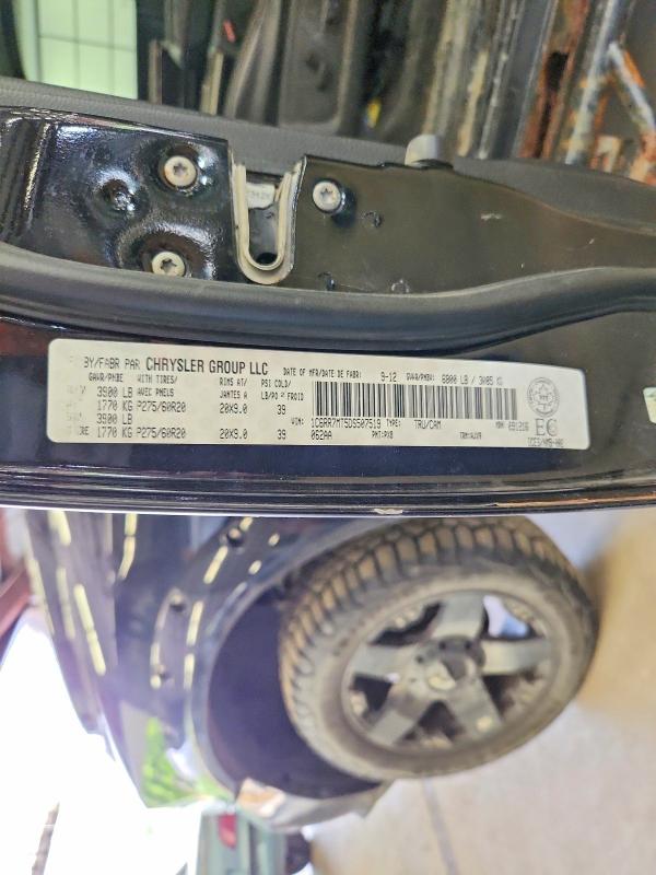 Продаж на аукціоні авто 2013 Ram 1500, vin: 1C6RR7MT5DS507519, номер лоту: 56290876