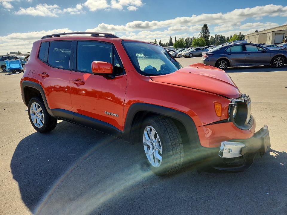 Продажа на аукционе авто 2017 Jeep Renagade, vin: ZACCJBBB5HPG50422, номер лота: 56687216