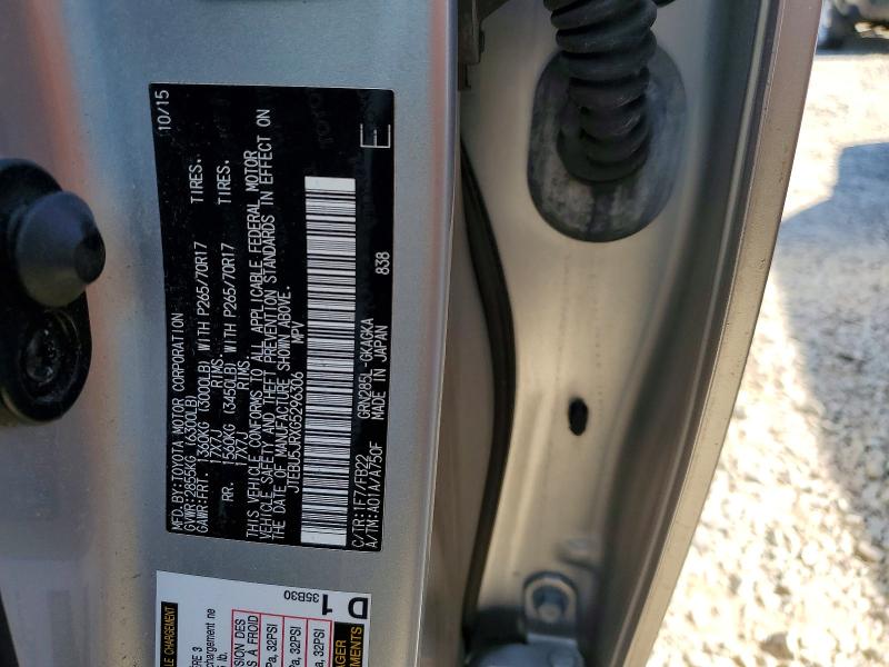 Продажа на аукционе авто 2016 Toyota 4runner, vin: JTEBU5JRXG5296306, номер лота: 55508166