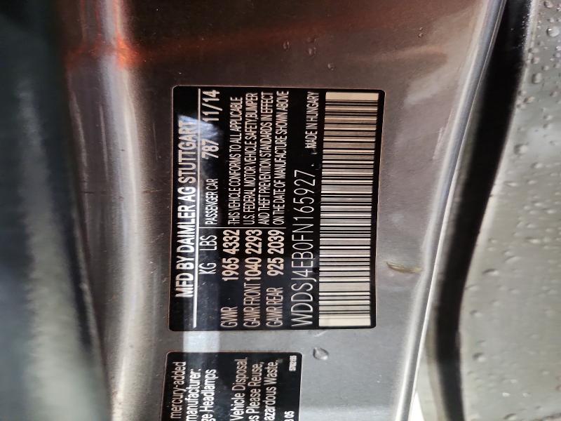Продаж на аукціоні авто 2015 Mercedes-benz Cla, vin: WDDSJ4EB0FN165927, номер лоту: 56944506