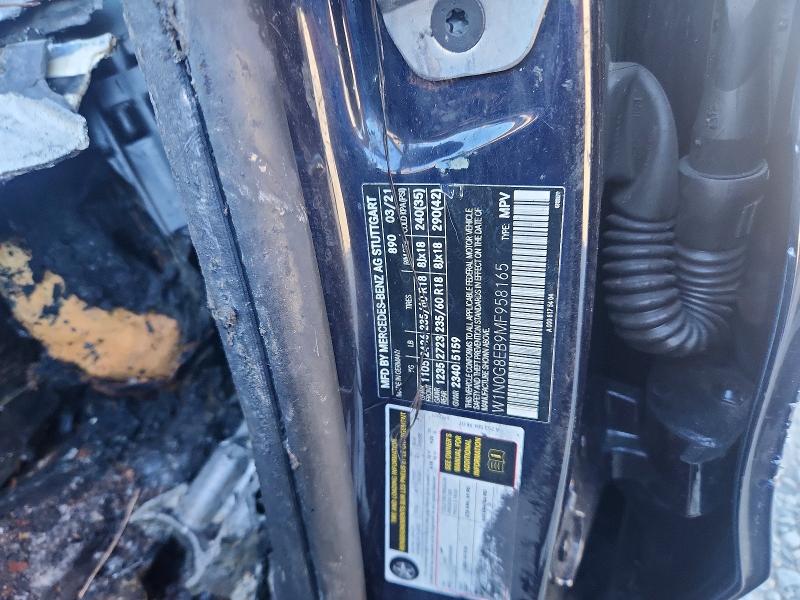 56442806 :رقم المزاد ، W1N0G8EB9MF958165 vin ، 2021 Mercedes-benz Glc مزاد بيع