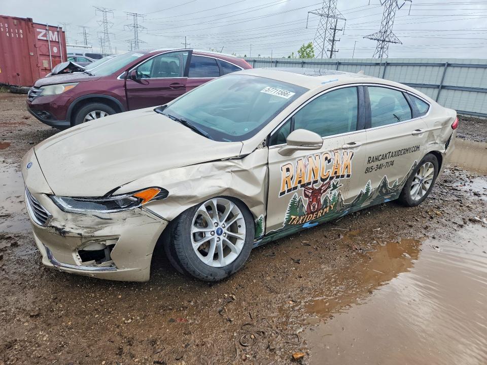 2019 Ford Fusion მანქანა იყიდება აუქციონზე, vin: 3FA6P0MUXKR221245, აუქციონის ნომერი: 57711566
