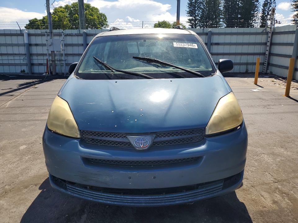 59237946 :رقم المزاد ، 5TDZA23C05S383853 vin ، 2005 Toyota Sienna مزاد بيع
