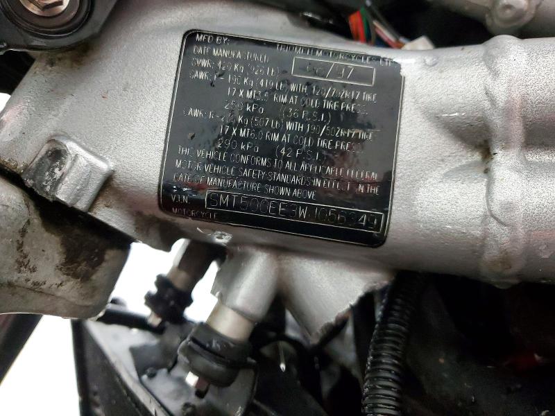 Продаж на аукціоні авто 1998 Triumph Motorcycle T509, vin: SMT500EE3WJ056349, номер лоту: 56858016