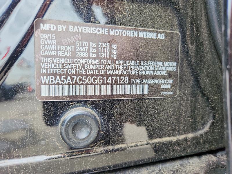 57884786 :رقم المزاد ، WBA5A7C50GG147128 vin ، 2016 Bmw 528 مزاد بيع