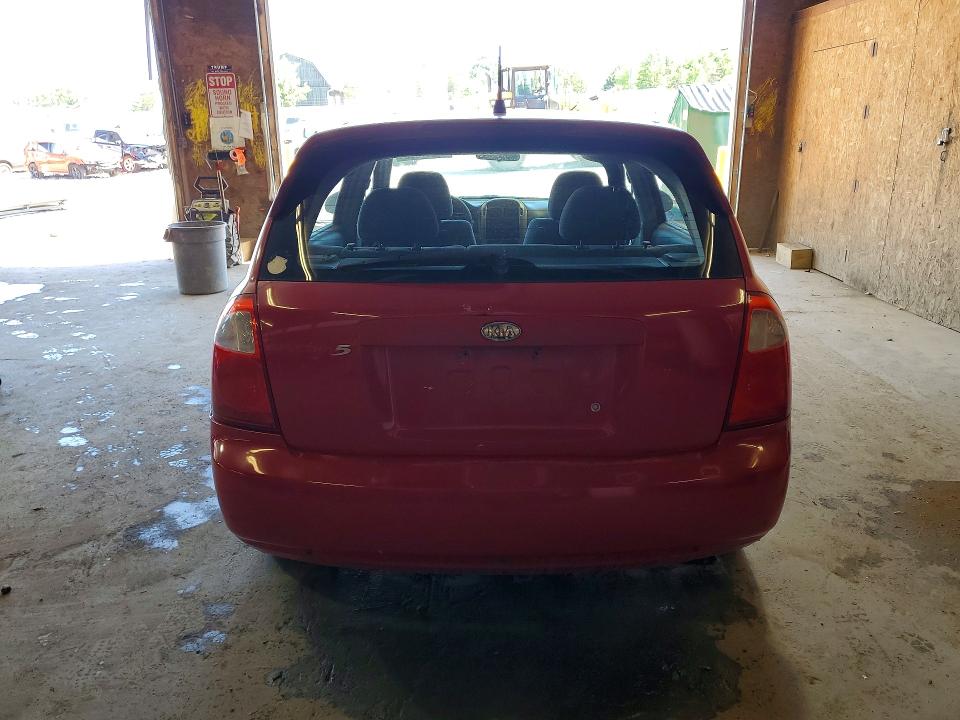 56967996 :رقم المزاد ، KNAFE161365244901 vin ، 2006 Kia Spectra مزاد بيع