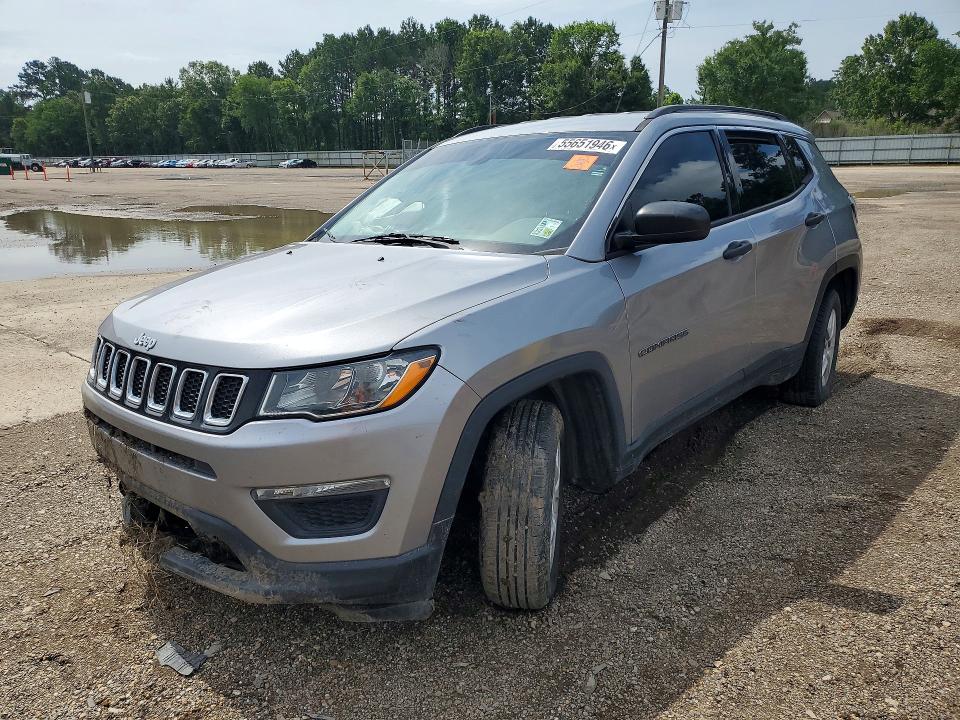 Продаж на аукціоні авто 2019 Jeep Compass, vin: 3C4NJCAB9KT615298, номер лоту: 55651946