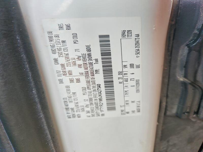56481346 :رقم المزاد ، 1FTYR2YM9JKA27540 vin ، 2018 Ford Transit مزاد بيع