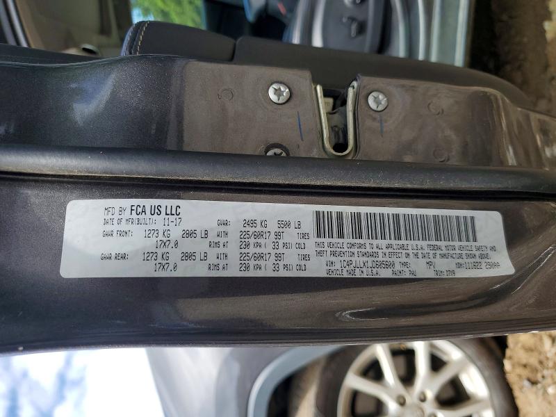 Aukcja sprzedaży 2018 Jeep Cherokee, vin: 1C4PJLLX1JD605600, numer aukcji: 57497266