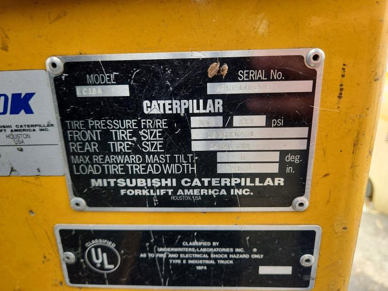 2002 Caterillar Ec18ks მანქანა იყიდება აუქციონზე, vin: A3EC110203, აუქციონის ნომერი: 97685115