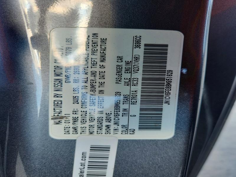 Aukcja sprzedaży 2011 Infiniti G37 Convertible, vin: JN1CV6FE8BM951629, numer aukcji: 57357926