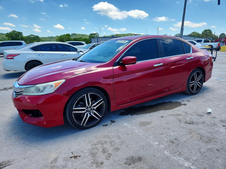 57871776 :رقم المزاد ، 1HGCR2E50HA092589 vin ، 2017 Honda Accord مزاد بيع