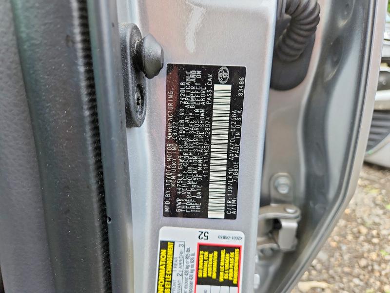 Aukcja sprzedaży 2023 Toyota Camry, vin: 4T1F11AK5PU728974, numer aukcji: 58176996