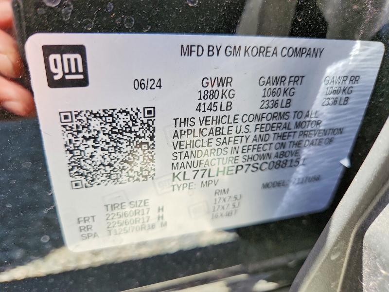 Продаж на аукціоні авто 2025 Chevrolet Trax, vin: KL77LHEP7SC088151, номер лоту: 56379196