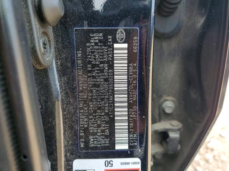 Продажа на аукционе авто 2023 Toyota Camry, vin: 4T1C31AK7PU606209, номер лота: 57207216