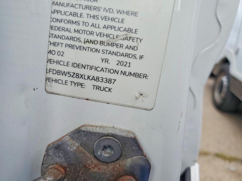 Продажа на аукционе авто 2020 Ford Transit, vin: 1FDBW5Z8XLKA83387, номер лота: 55888956
