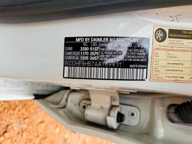 Продажа на аукционе авто 2010 Mercedes-benz E, vin: WDDHF8HB7AA169911, номер лота: 58386726