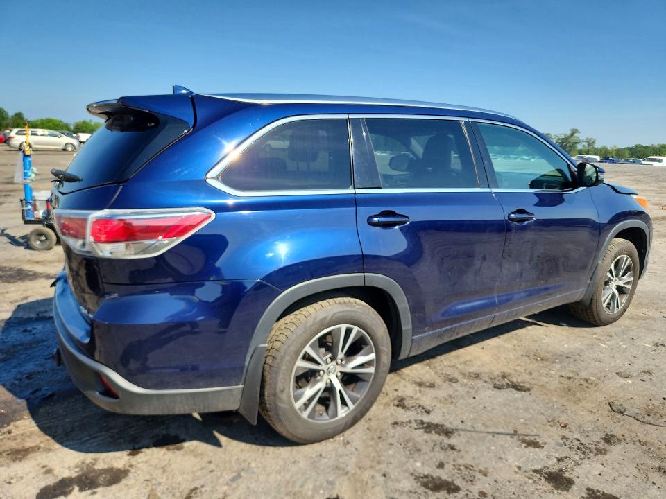 2016 Toyota Highlander მანქანა იყიდება აუქციონზე, vin: 5TDJKRFH9GS300014, აუქციონის ნომერი: 59249976
