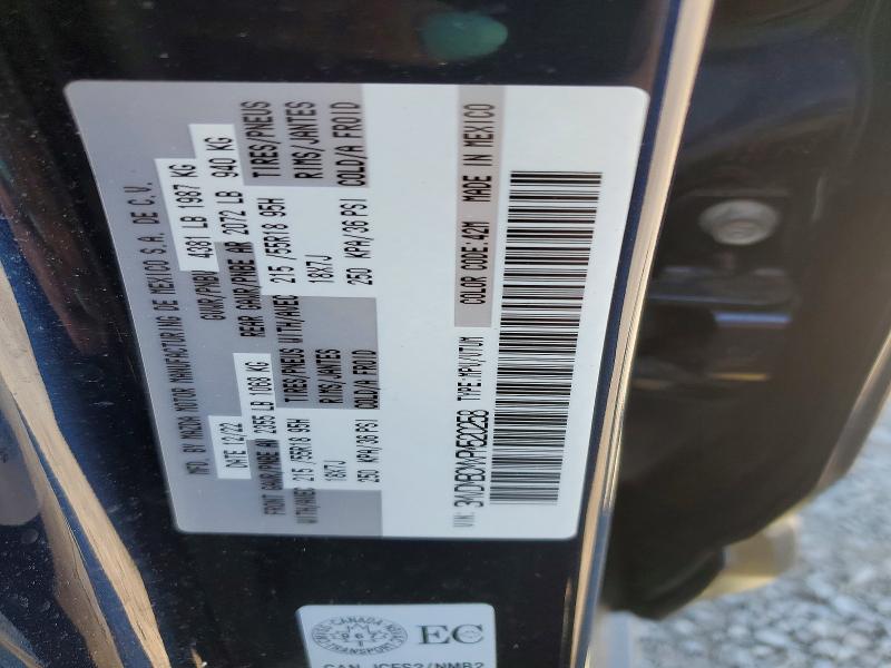 56834416 :رقم المزاد ، 3MVDMBCMXPM520258 vin ، 2023 Mazda Cx-30 مزاد بيع