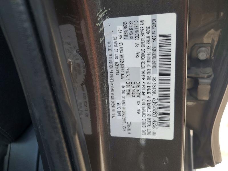 58885576 :رقم المزاد ، 3MZBM1U79GM248472 vin ، 2016 Mazda 3 مزاد بيع