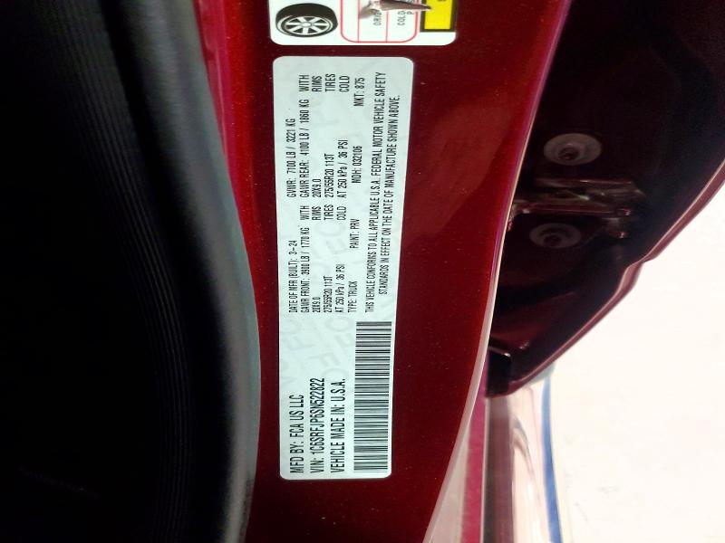 55604876 :رقم المزاد ، 1C6SRFJP6SN522822 vin ، 2025 Ram 1500 مزاد بيع