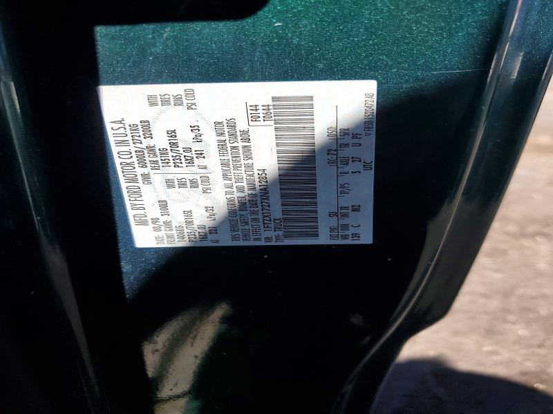 56974326 :رقم المزاد ، 1FTZX1727XNA12854 vin ، 1999 Ford F150 مزاد بيع