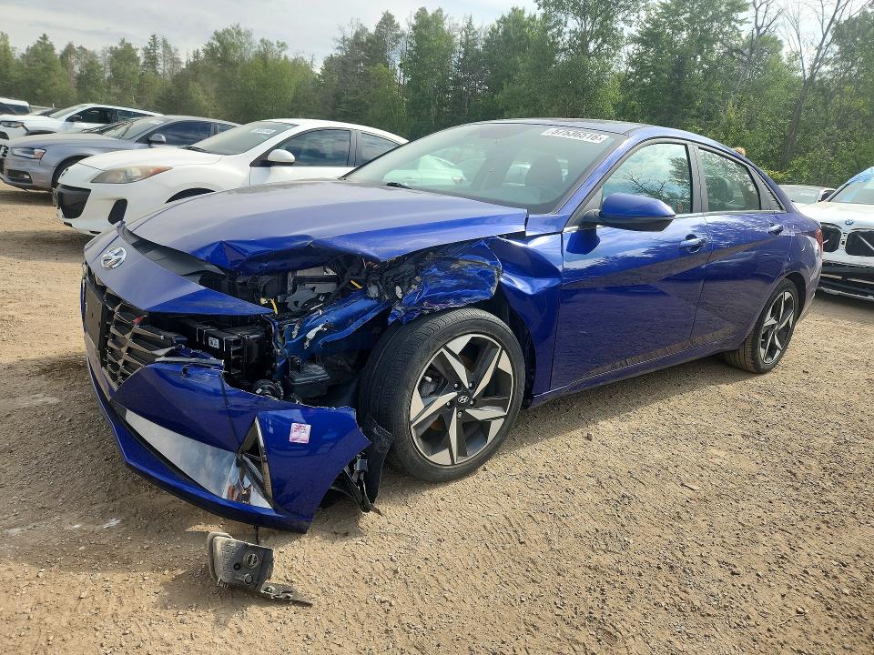 2022 Hyundai Elantra მანქანა იყიდება აუქციონზე, vin: KMHLN4AG8NU361456, აუქციონის ნომერი: 57536516