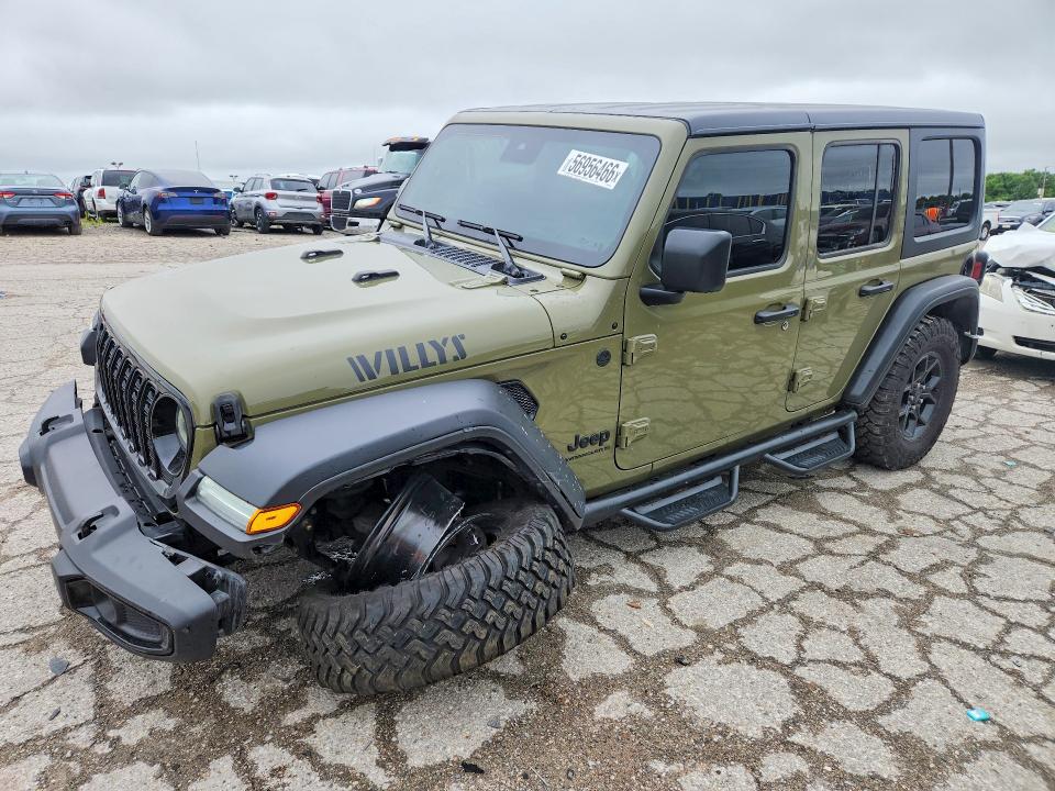 56956466 :رقم المزاد ، 1C4PJXDN8SW509814 vin ، 2025 Jeep Wrangler مزاد بيع