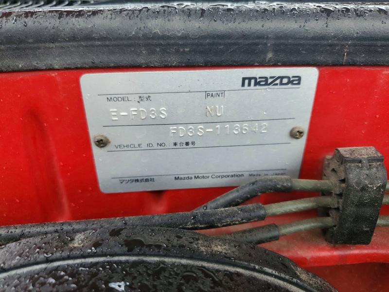 1993 Mazda Rx7 მანქანა იყიდება აუქციონზე, vin: FD3S113642, აუქციონის ნომერი: 56757856