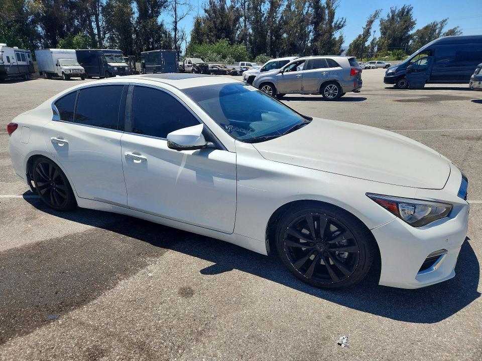 2021 Infiniti Q50 მანქანა იყიდება აუქციონზე, vin: JN1EV7BP9MM704161, აუქციონის ნომერი: 56981126