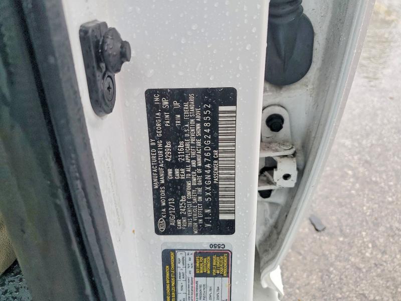 Aukcja sprzedaży 2013 Kia Optima, vin: 5XXGN4A76DG248552, numer aukcji: 55419106