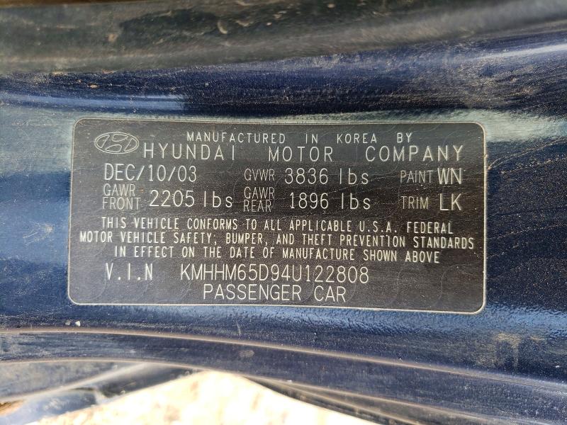 Продажа на аукционе авто 2004 Hyundai Tiburon, vin: KMHHM65D94U122808, номер лота: 56621276