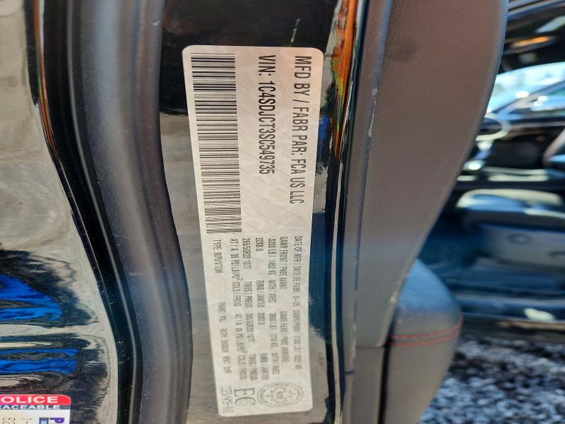 Aukcja sprzedaży 2025 Dodge Durango, vin: 1C4SDJCT3SC549735, numer aukcji: 57310876
