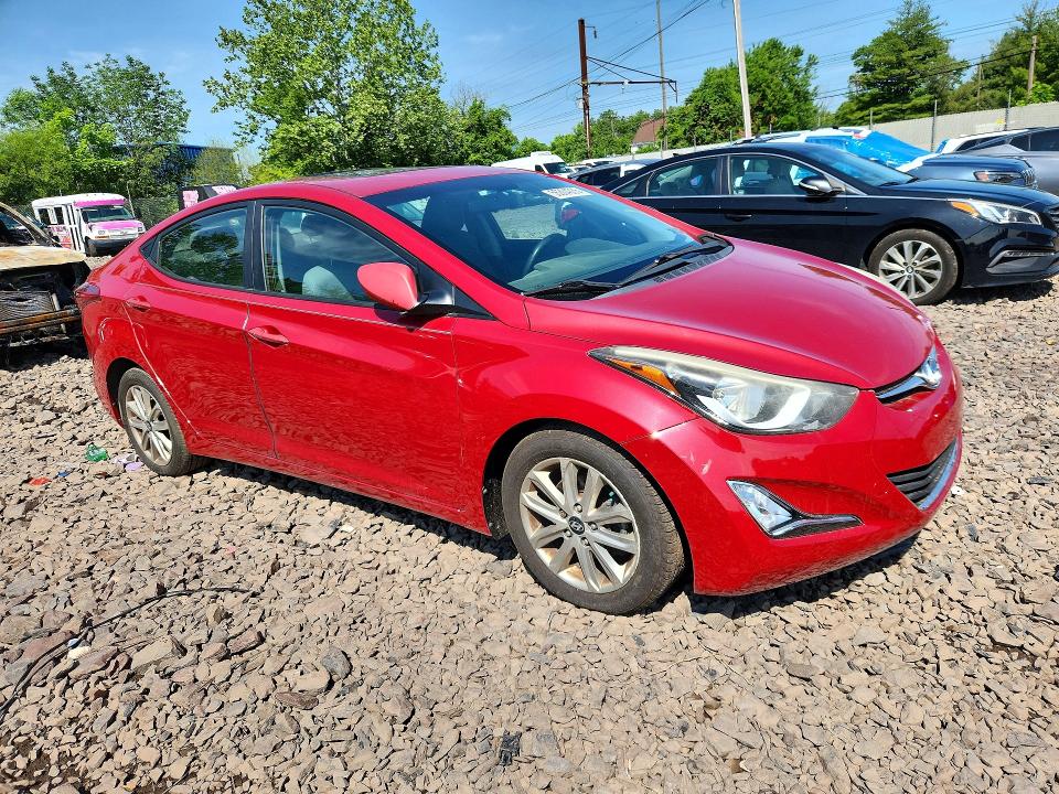 2016 Hyundai Elantra მანქანა იყიდება აუქციონზე, vin: KMHDH4AE6GU528166, აუქციონის ნომერი: 55304336