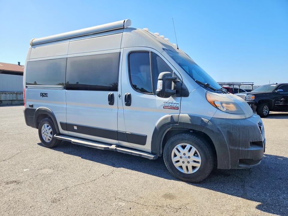 56319846 :رقم المزاد ، 3C6LRVBG7ME582578 vin ، 2021 Ram Promaster 1500 مزاد بيع